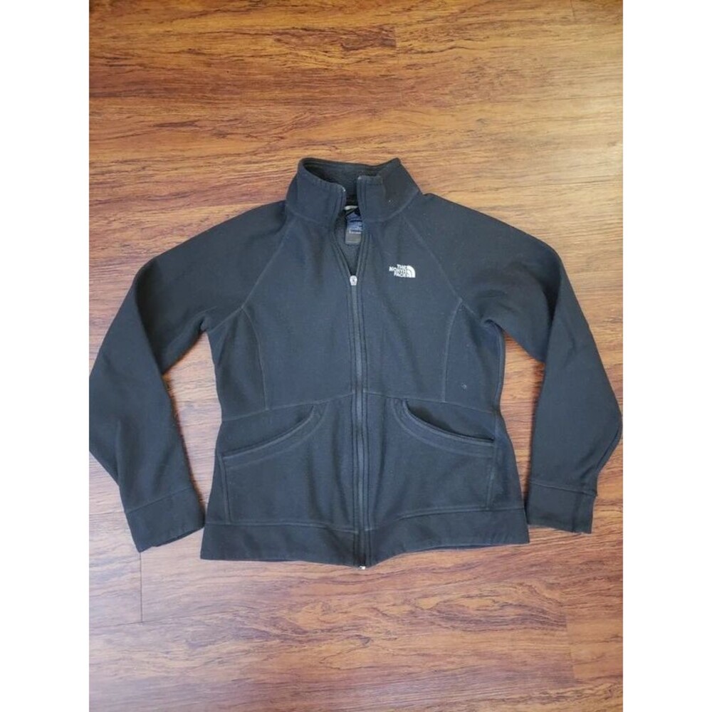 Northface womens black fleece size M Flawed